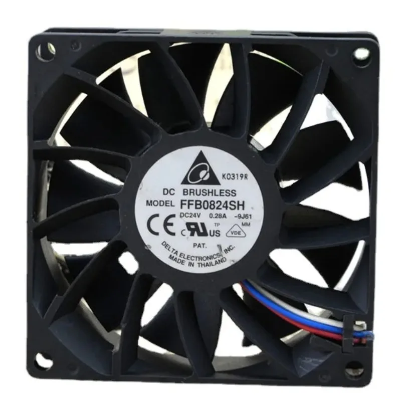 

New Fan for Delta FFB0824SH 24V 0.28A 8cm 8025 Temperature Control Large Air Volume Fan 80X80X25mm