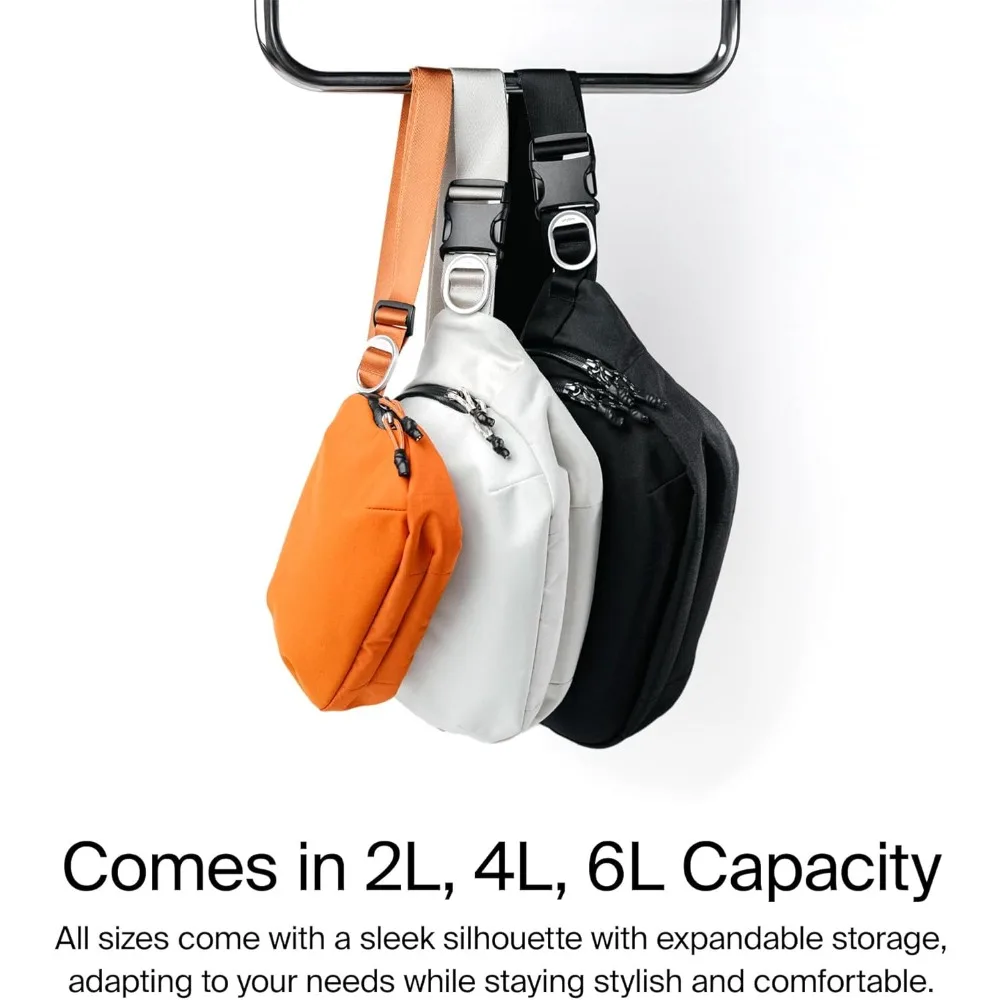 حقيبة كروس مدمجة للحمل اليومي - خفيفة الوزن، حزام قابل للتعديل، جيوب وصول سريعة، حمالة صغيرة على الطراز الحضري