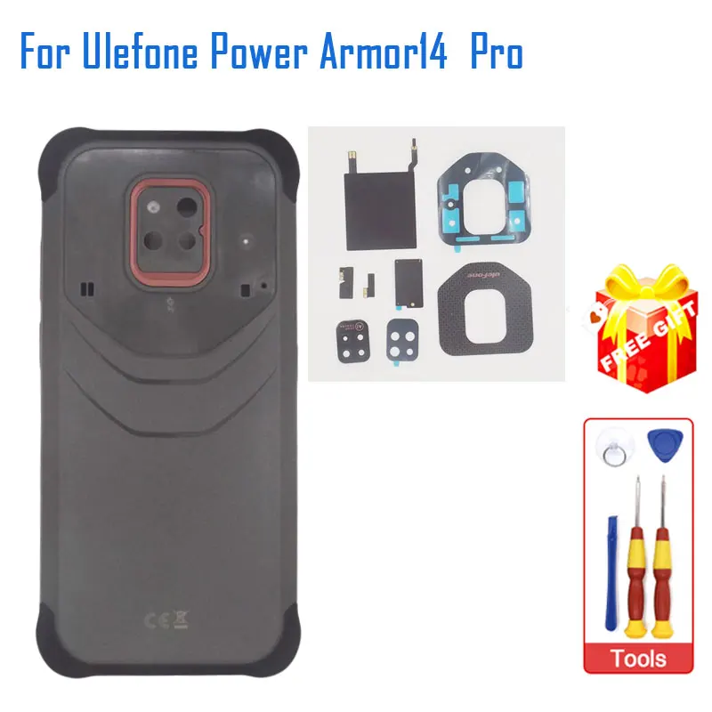 New Ulefone Power Armor 14 Pro Battery Cover Back Cover With Receiver Fingerprint Button Cable For Ulefone Armor 14 Pro Phone