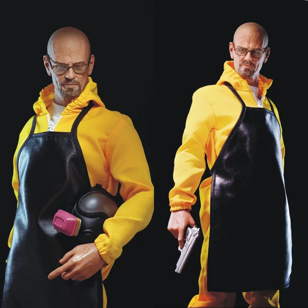 WOLFKING WK201401 1/6 Scale Soldier Collective Dolls Old White Heisenberg Breaking Bad Fans Gifts Full Set 12