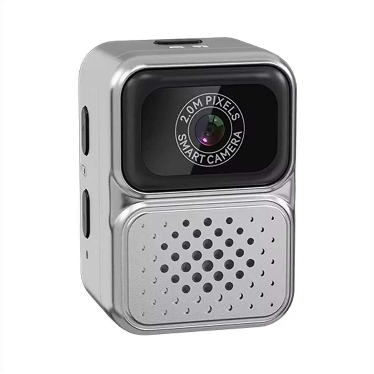 0.96 Inch Retro Mini Sports Camera with Screen Home Outdoor Thumb Cam Portable Small Video Recorder for Kids Gift Grey