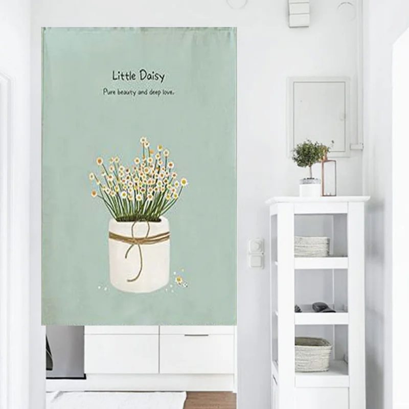 Small Fresh French Half Door Curtain Bedroom Kitchen Bathroom Partition Curtain Cabinet Covering Curtain Decorative Curtain