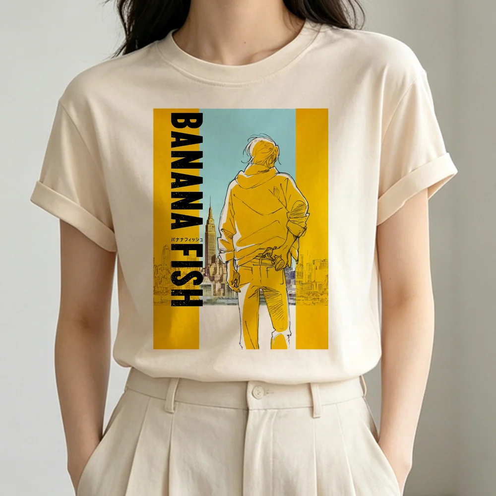 Banana Fish t-shirt femme aesthetic graphic Psychedelic anime manga top tees alternative  japanese japan cutecore aesthetic