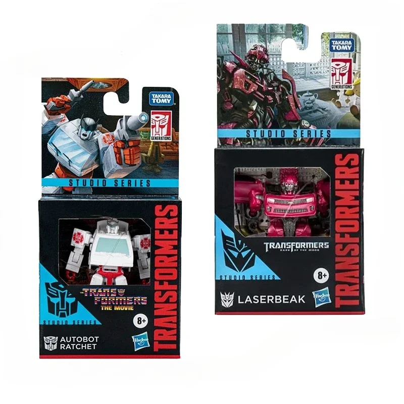 W magazynie Hasbro Transforming Toys SS86 Core Ratchet Laserbeak Pink BEE Action Figures Doll Robot Transformers Autobot Boy Gift