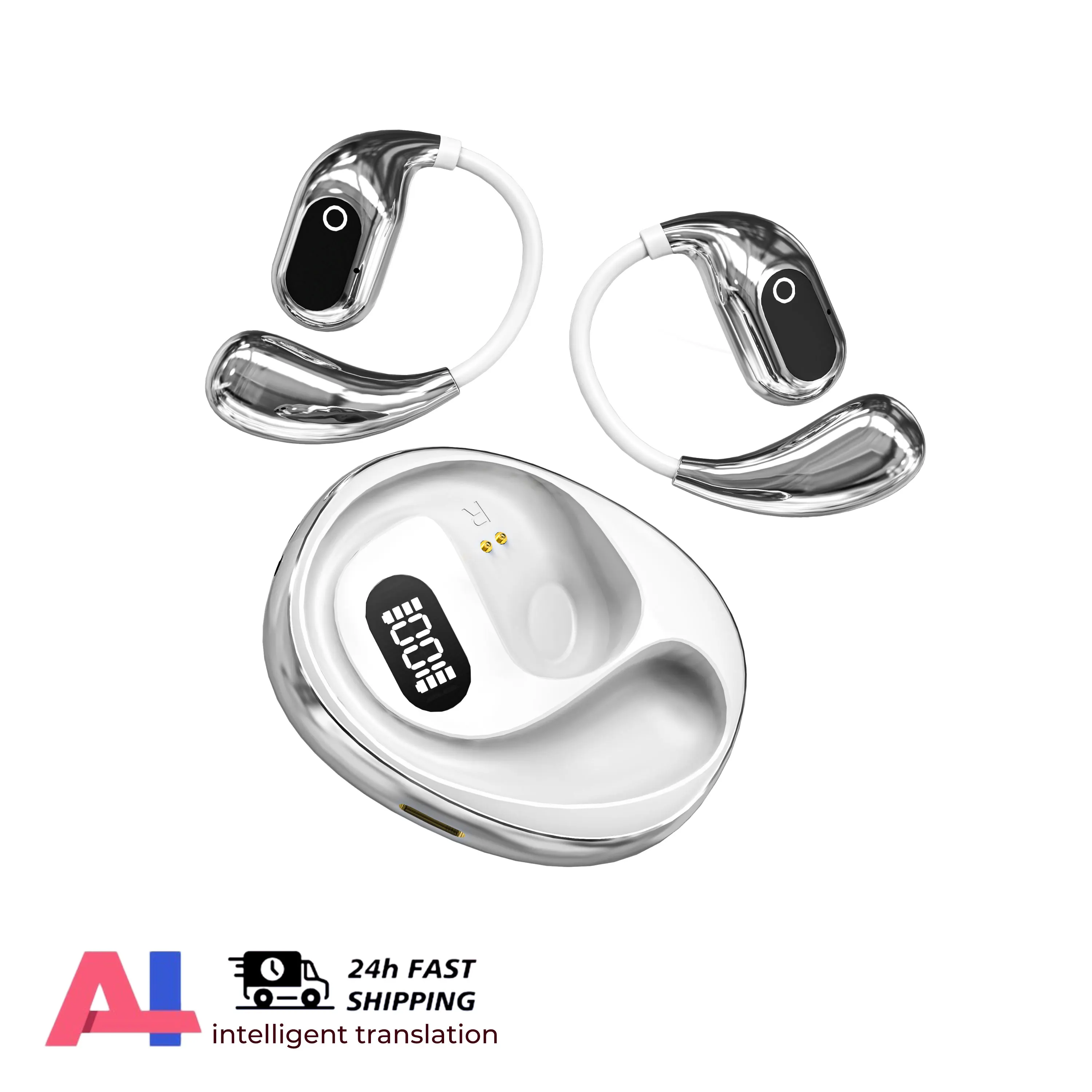 WJOY Translator Earbuds Black 9