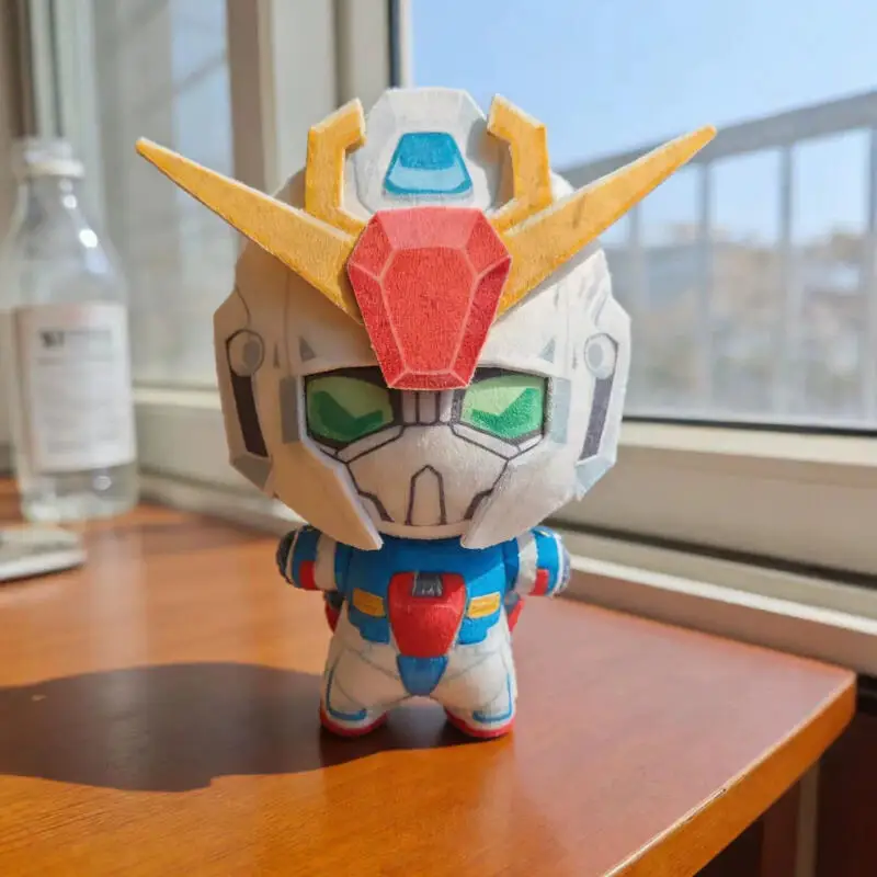 Cartoon Gundam Nunu Nui Gurumi Body Plush Toy Keychain Backpack Zipper Pendant Decorate Boy Two-Dimensional Collectible Toys