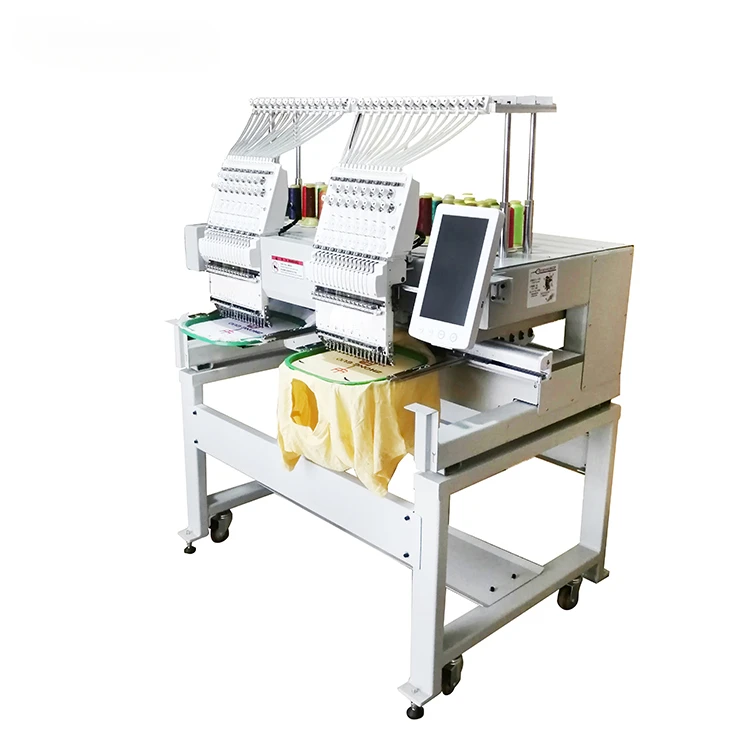 forMimage Good quality  and fast speed Computerized Embroidery Machine factory price  with Automatic Cap Embroidery Machine Logo