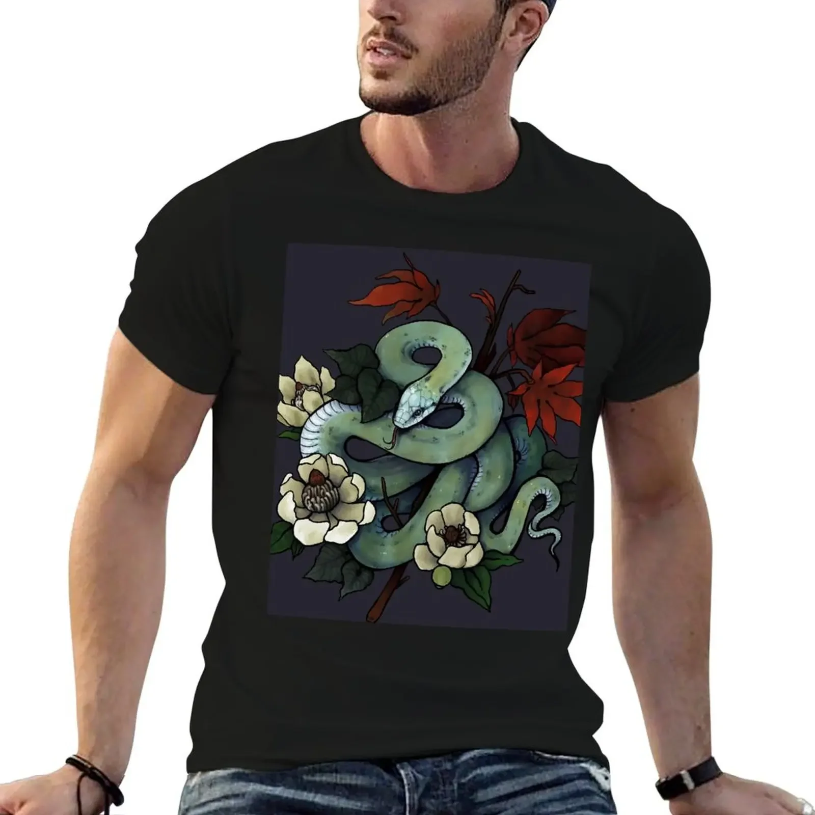 

Kunashir Island Japanese Ratsnake T-Shirt summer 2025 Aesthetic clothing new gifts and t-shirts mens vintage t shirts