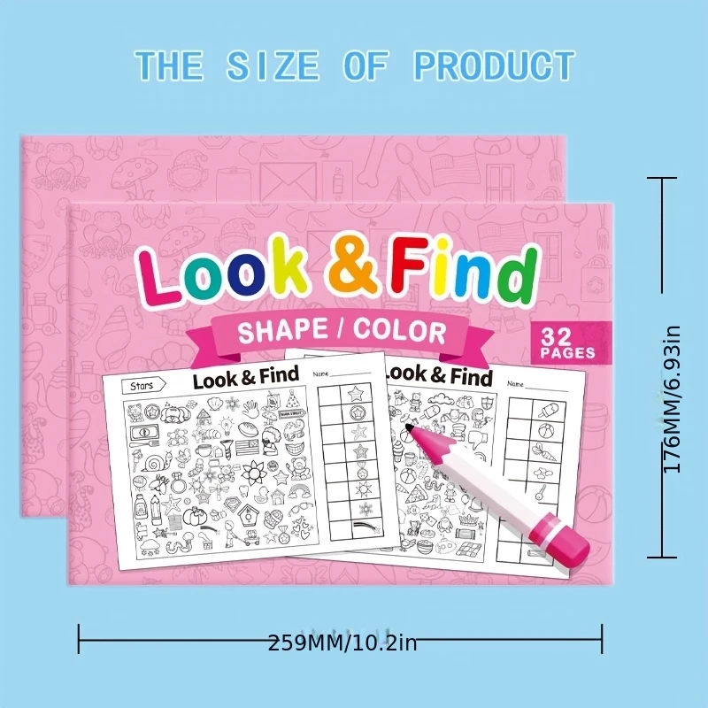 كتاب تلوين للنشاط التفاعلي للبحث والعثور على الألعاب 1000+ أنماط للبحث عن العناصر المخفية كتاب الألعاب #4