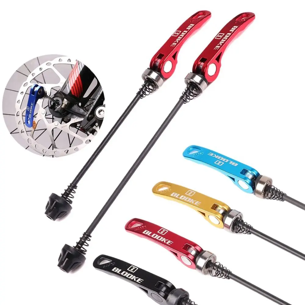 Quick Release Bicycle Axle Wheel Hub Front Wheel 100mm Ultralight Bicycle Hub Quick Release Lever Aluminum Alloy Folding