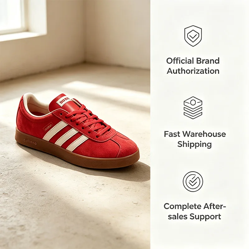 Adidas Samba Originals VL COURT 2.0 Classic Sneakers Unisex Running Shoes Comfort Durable Traction Outdoor Casual Shoes KK3774