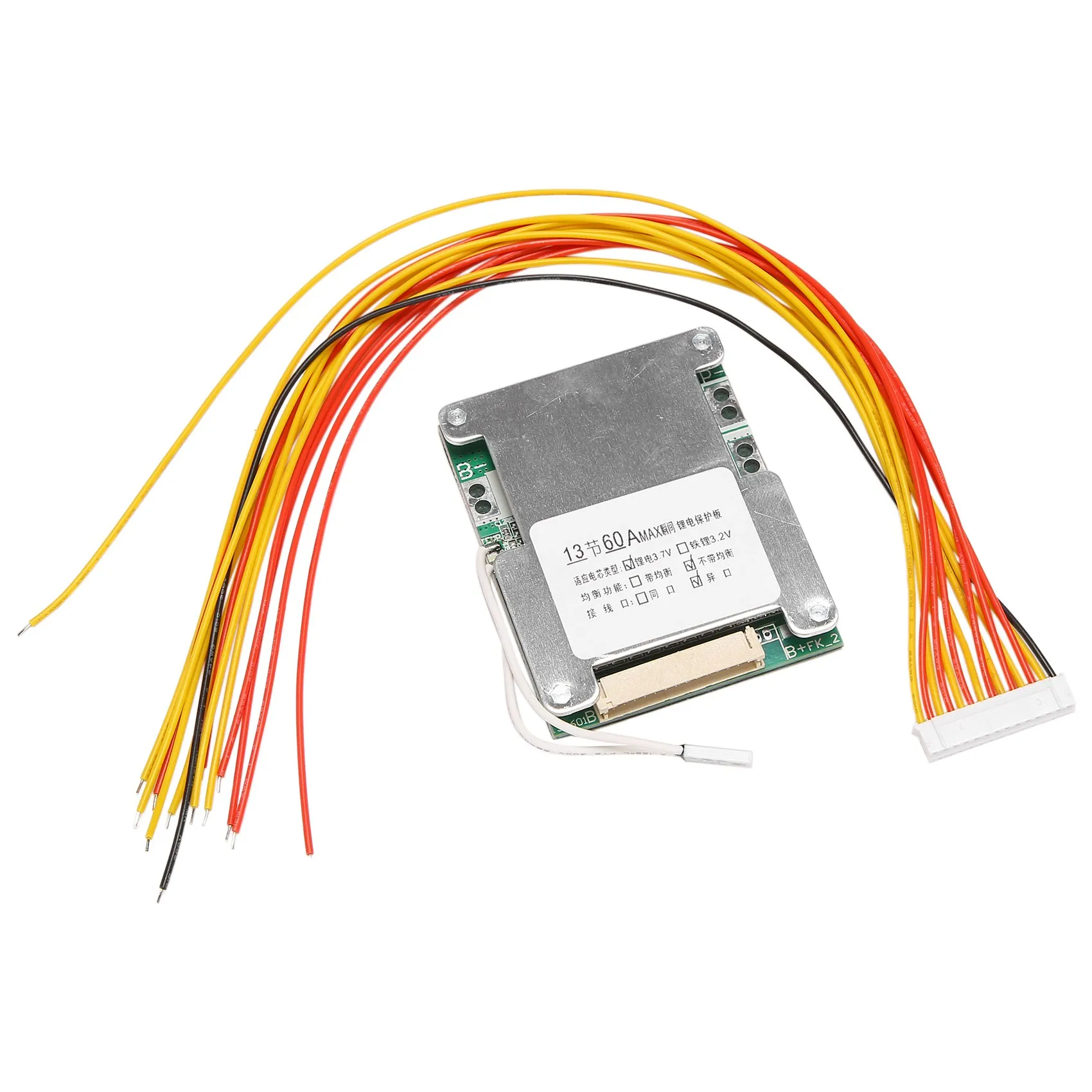

A20F-13S 48V 60A Плата защиты аккумулятора Литий-элементная батарея BMS PCB Плата эквалайзера
