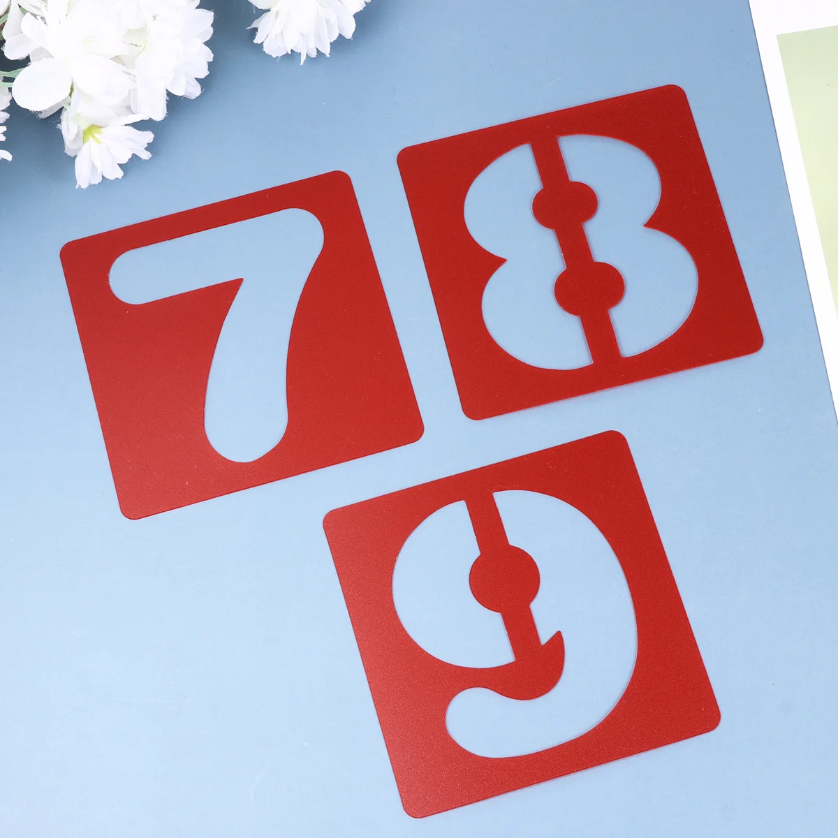 

1 set 1 Set Kids Alphabet Board Pp Durable Painting Template Number Drawing Board For Early Learning Doodle Tools Art Supplies