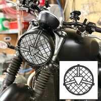 Para Triumph Bonneville T100 T120 accesorios de motocicleta Protector de faros rejilla de faro Protector de malla
