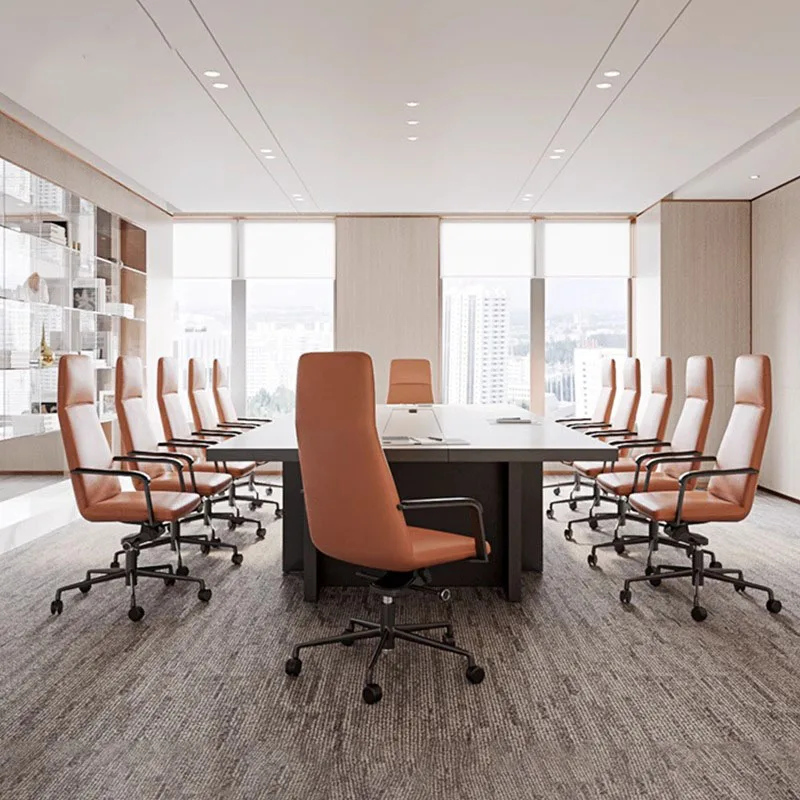 

Boss Office Chair Training Comfortable Meeting Simple Modern Computer Chiar Ergonomic Home Leather Silla Oficina Furniture