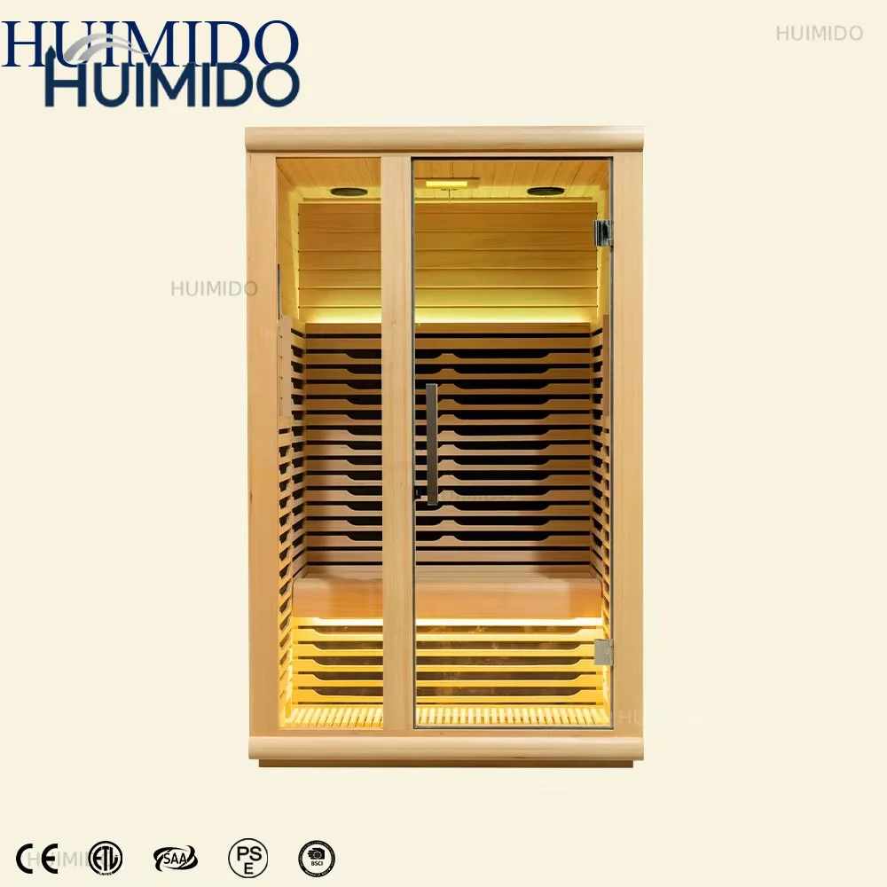 1-2 people indoor infrared sauna room red light therapy luxury accessories wholesaler