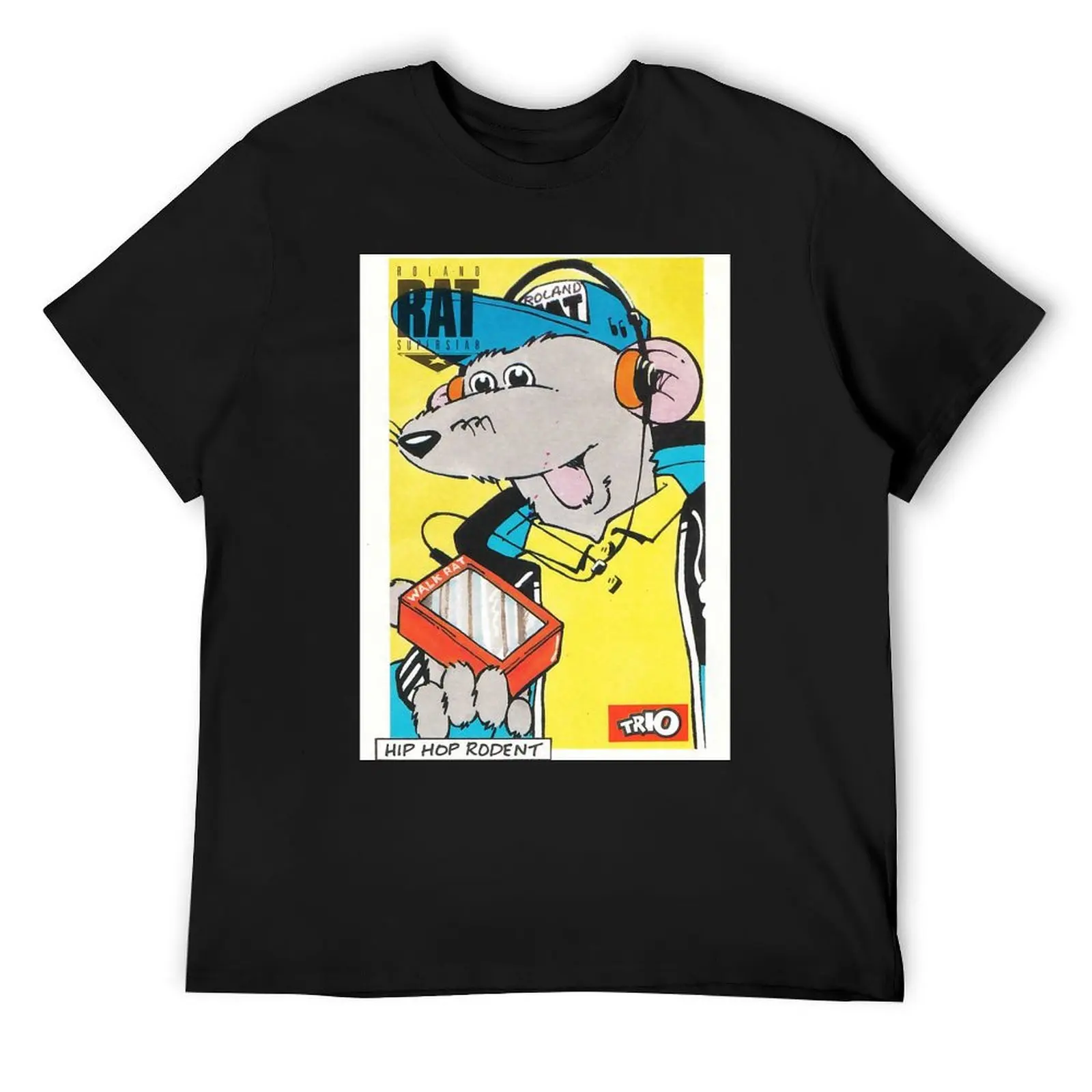 Roland Rat Superstar T-Shirt man clothes anime stuff sublime oversizeds mens vintage t shirts