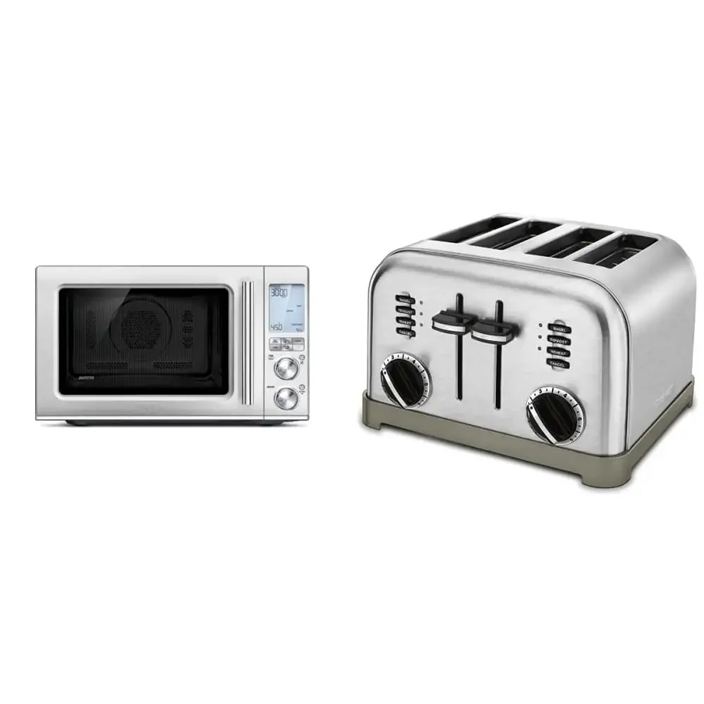 3-in-1 Microwave Air Fryer Toaster Oven 1200W Convection Cooking Smart Presets Defrost Fast Combi Mode Extra-Lift Toasting