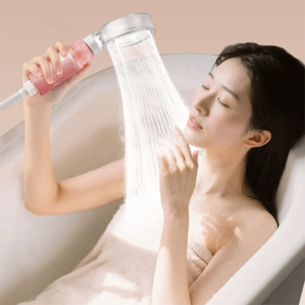 

Душевая лейка с встроенным фильтром для воды, усиленным напором и улучшенным потоком воды, для ухода за кожей