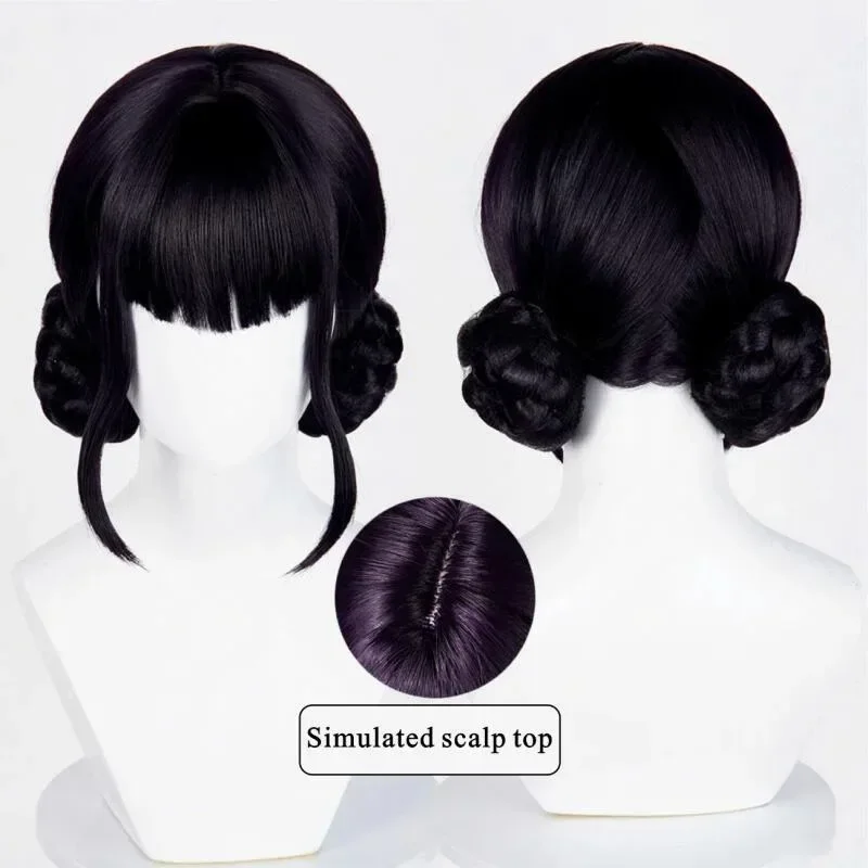 K-Pop Hunters Zoey Rumi Mira Cosplay Wig Halloween Women Rose Red Purple Black Heat-resistant Synthetic Fiber Wigs Prop - Image 4