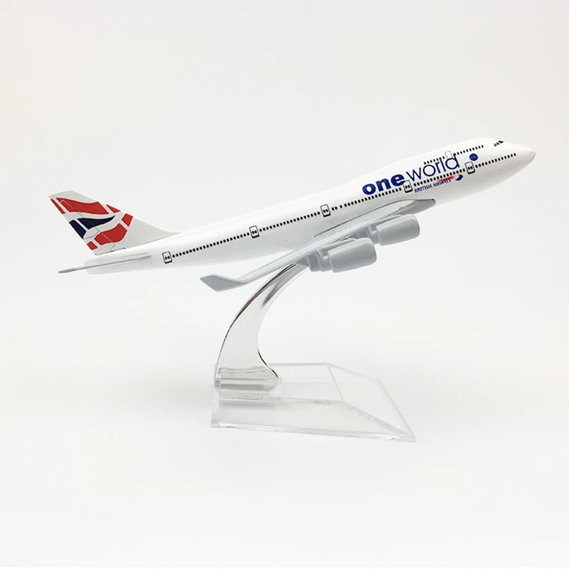 16CM Airplane Airlines Boeing B747 Aircraft Diecast Metal Plane Model Toys Gift Collectible