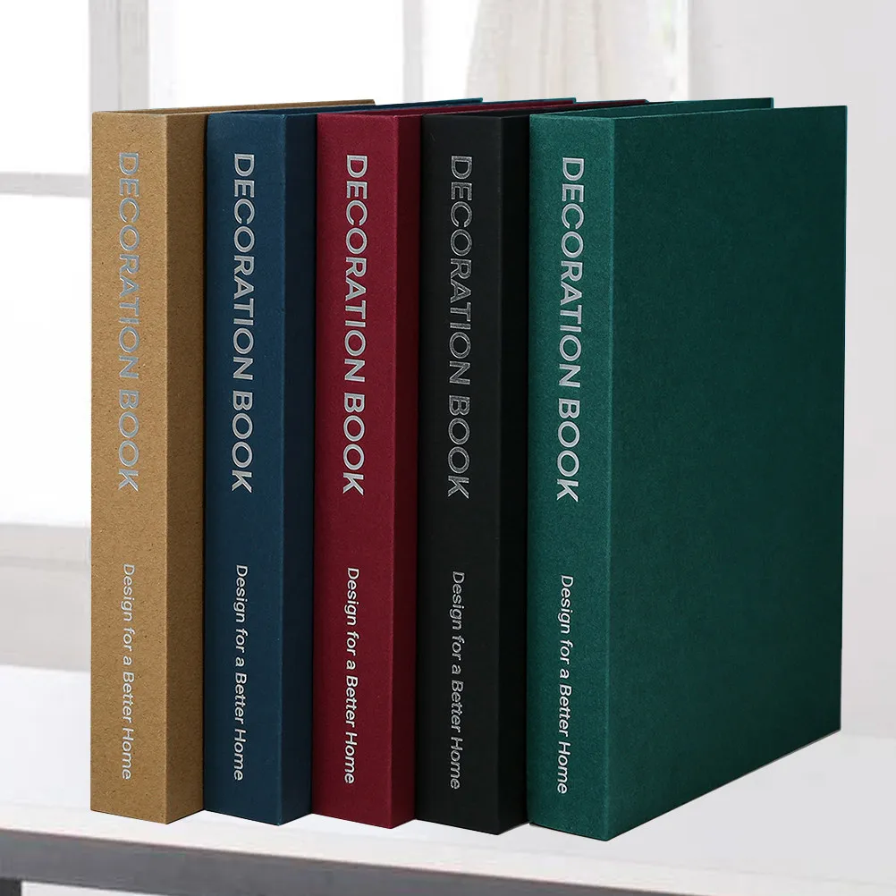 

Creative Simulated Book Tabletop Decor Unique Desktop Ornament for Office Home Interior Design Modern Craft Gift Idea Random