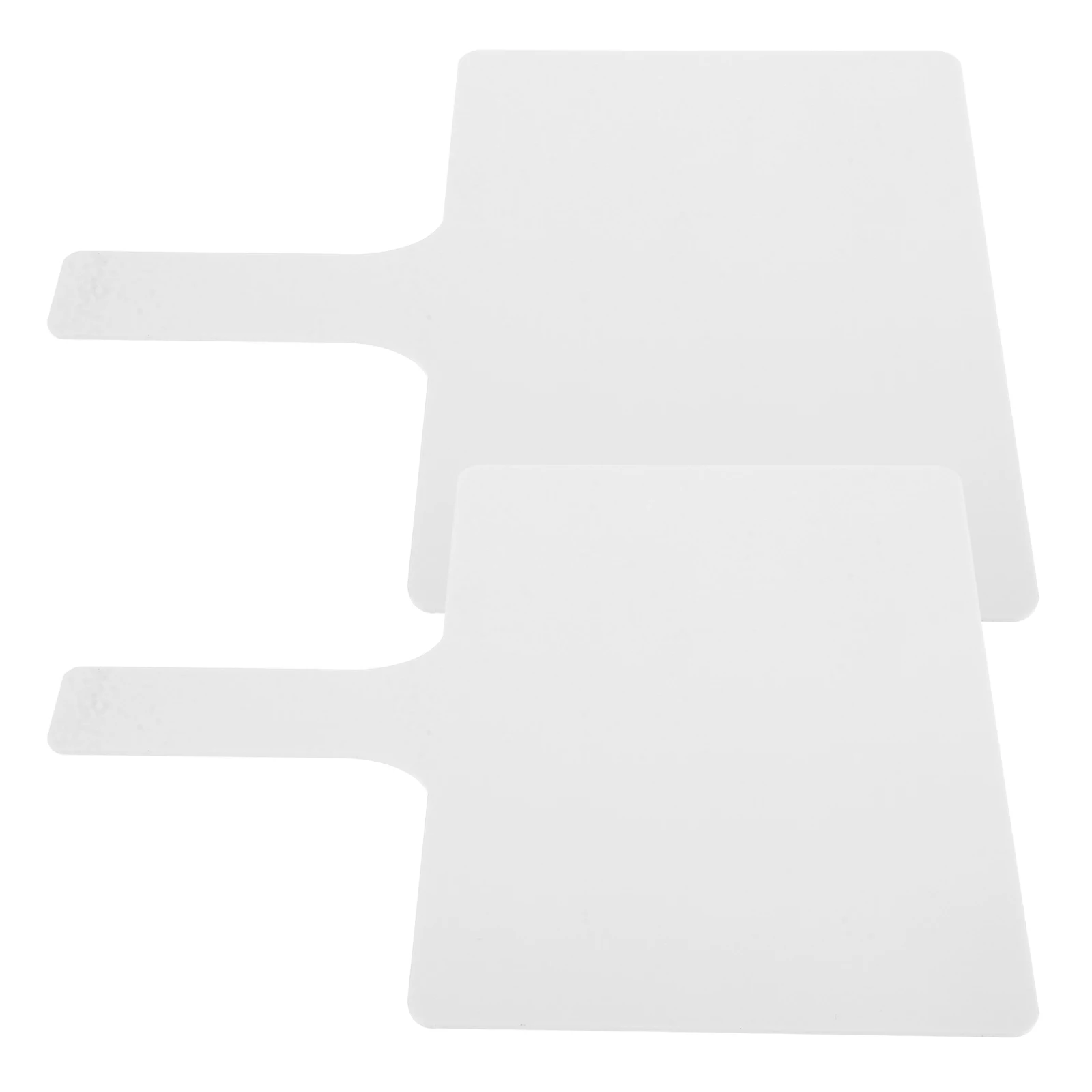 2개입 답변 패들 드라이 지우개 보드 양면 소형 화이트보드 휴대용 교실 교육 도구 필기 가능 마커 보드