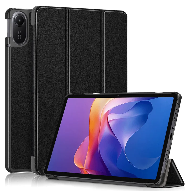 Funda For Redmi Pad 2 Case 11 inch Trifold Magnetic PU Leather Hard Smart Cover For Coque Xiaomi Redmi Pad 2 2025 Case Cover