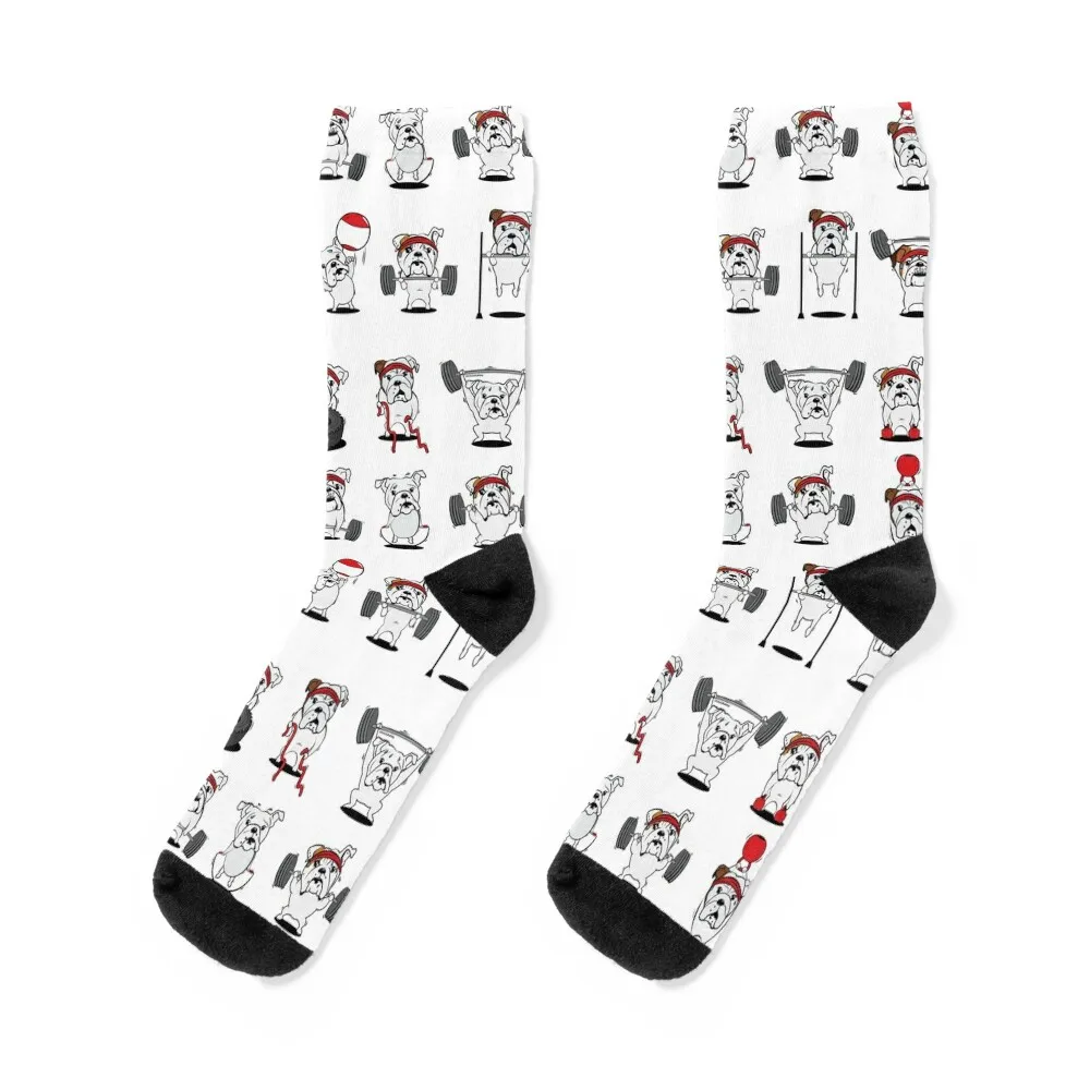 

Bulldog Strong Socks soccer anti-slip sports and leisure man Socks Female Men's