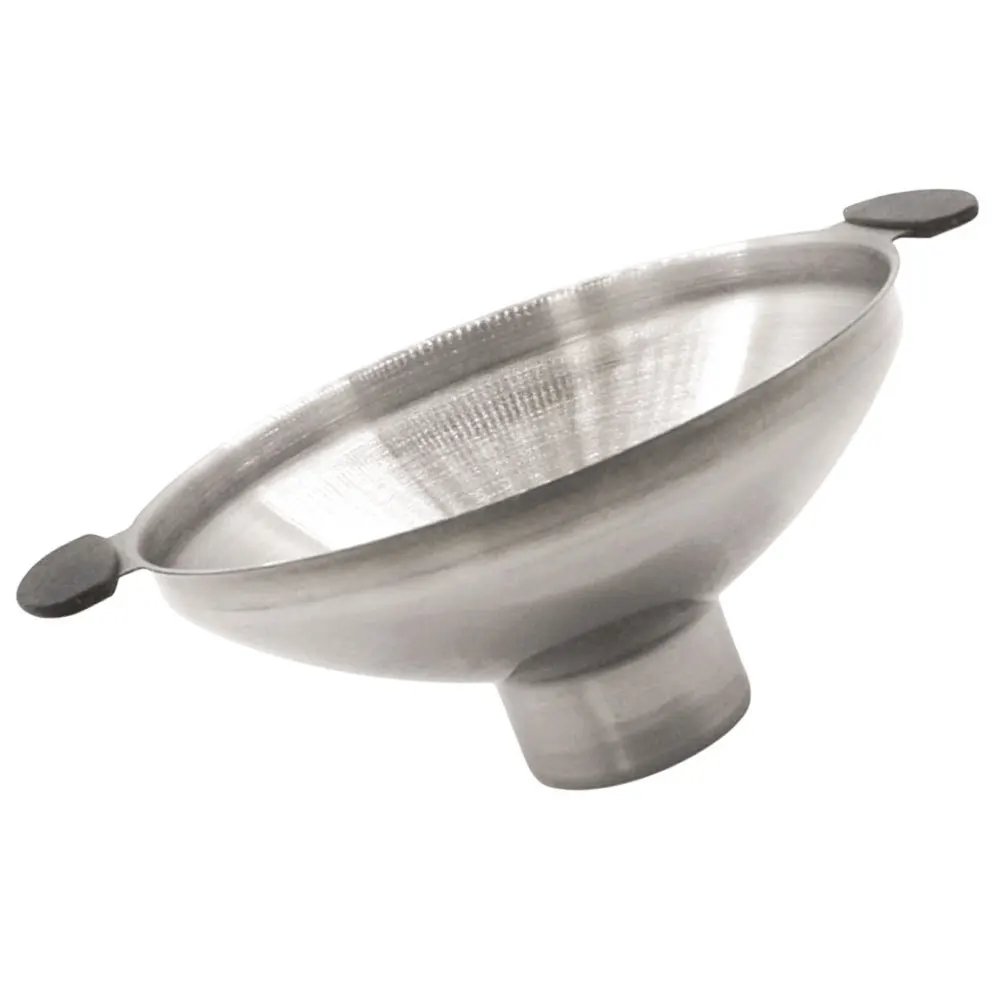 

Stainless Steel Wide Mouth Canning Funnel Dual Handles Jar Funnel for Liquid Juice Spices Kitchen Flask Funnels
