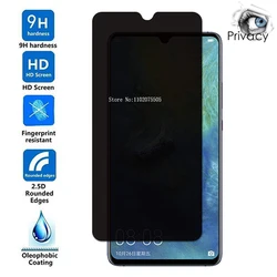 Premium  Anti-spy Protective Tempered Glass for Huawei P20 P40 Lite E 5G P30 Pro Privacy Screen Protector for Huawei P10 Plus