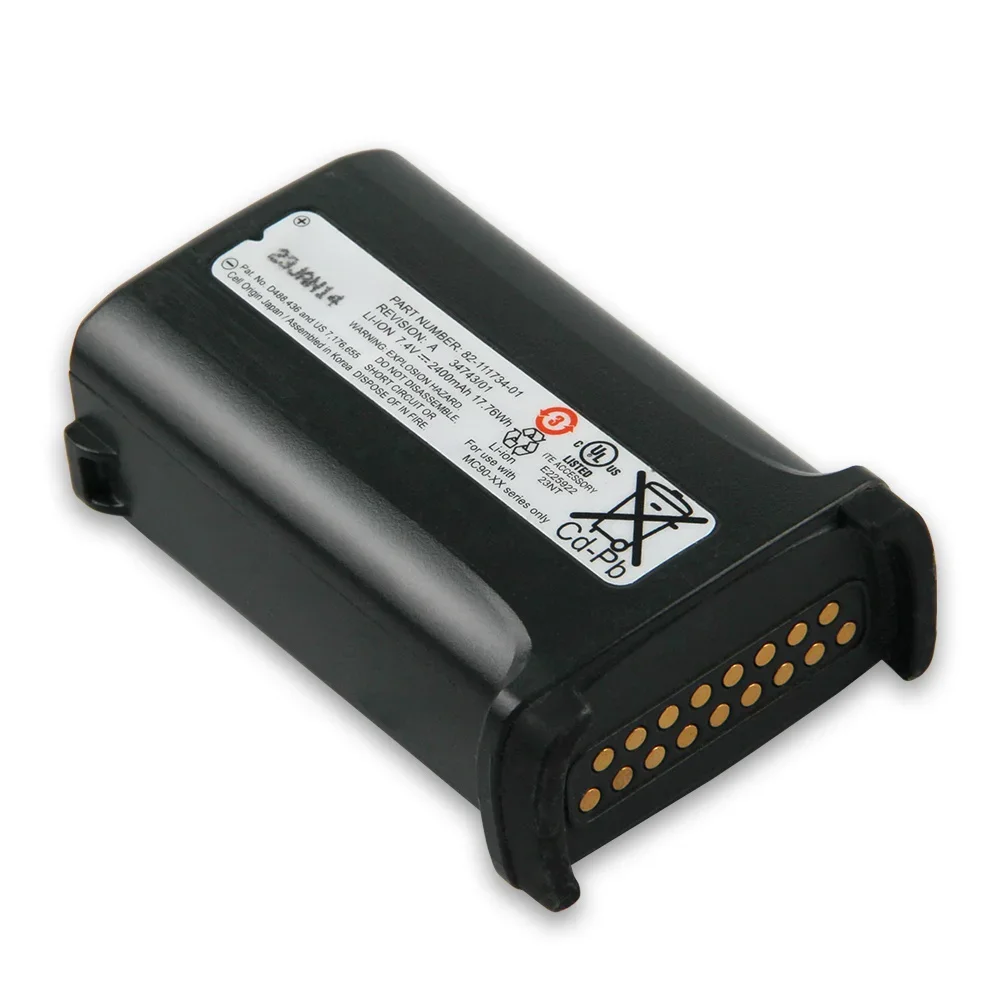 2400mAh New Replacement Battery 82-111734-01 For Motorola MC90XX MC9090 MC9190 MC92N0 Mobile Computer