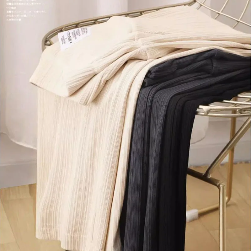 Autumn Fashion Maternity Long Straight Pants Wide Leg Loose Belly Trousers Clothes for Pregnant Women Pregnancy Clothing