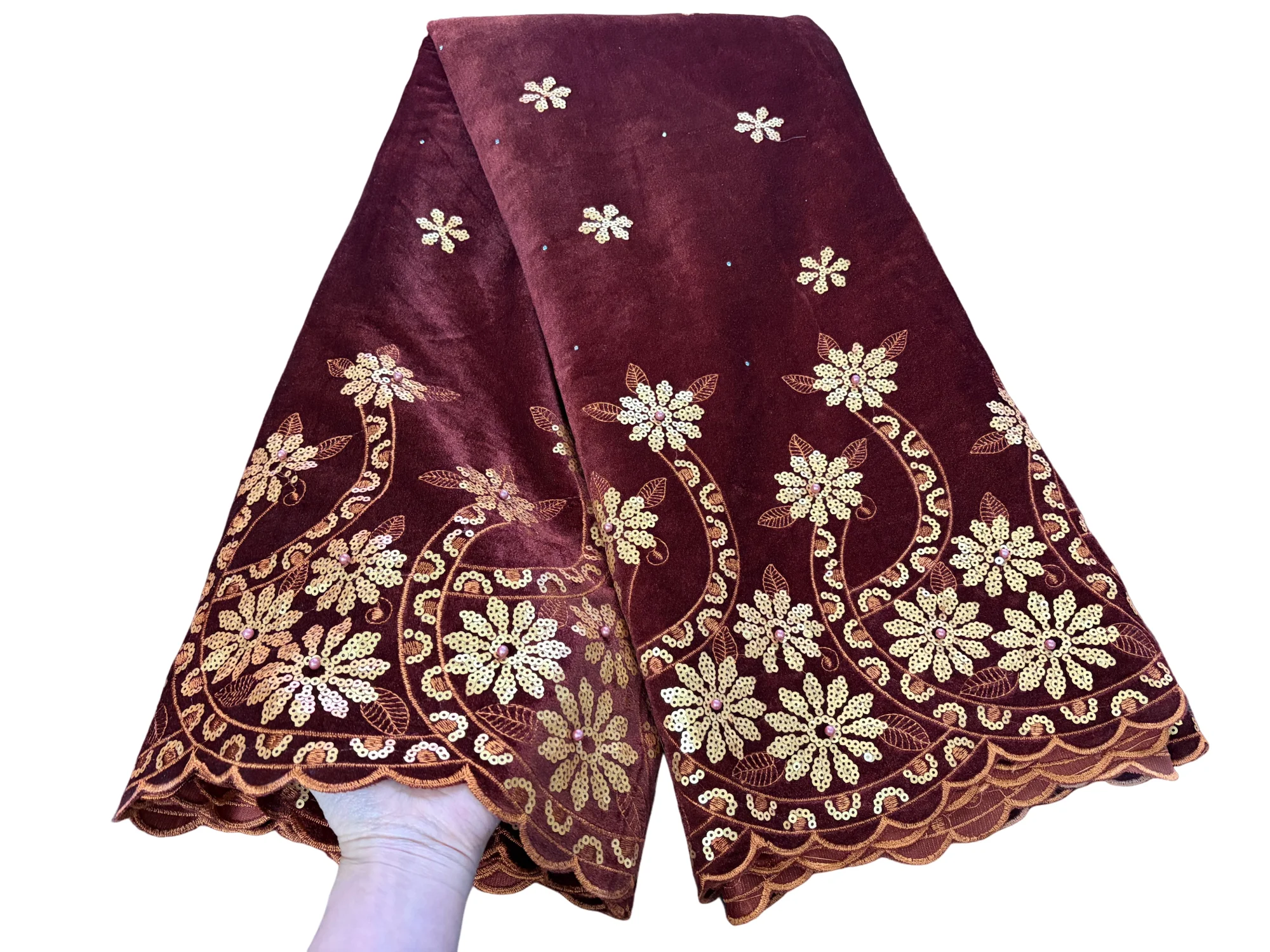 

Роскошный бисер, камень, блестки, вышивка, французский тюль, кружевная ткань, высокое качество, нигерийское свадебное платье, африканский бархатный кружевной материал