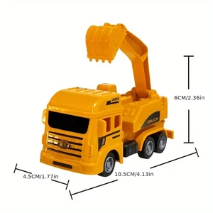 Ingenieurfahrzeugspielzeug für Kinder, Plastikbaubagger, Muldentraktor, Feuerwehrauto, Bulldozer -Modelle 8 Hauptverkaufstraktor Carrinho - №6