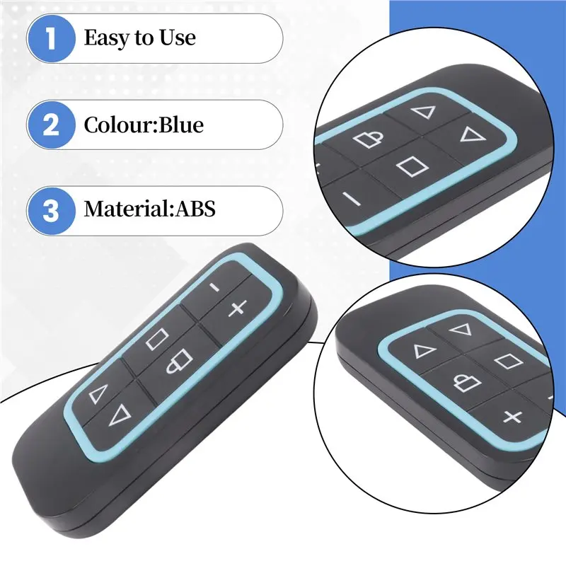 8CH Multi Frequency Garage Door Remote Control 270-868MHZ RF Copy Remote Control Automatically Identify Frequency C
