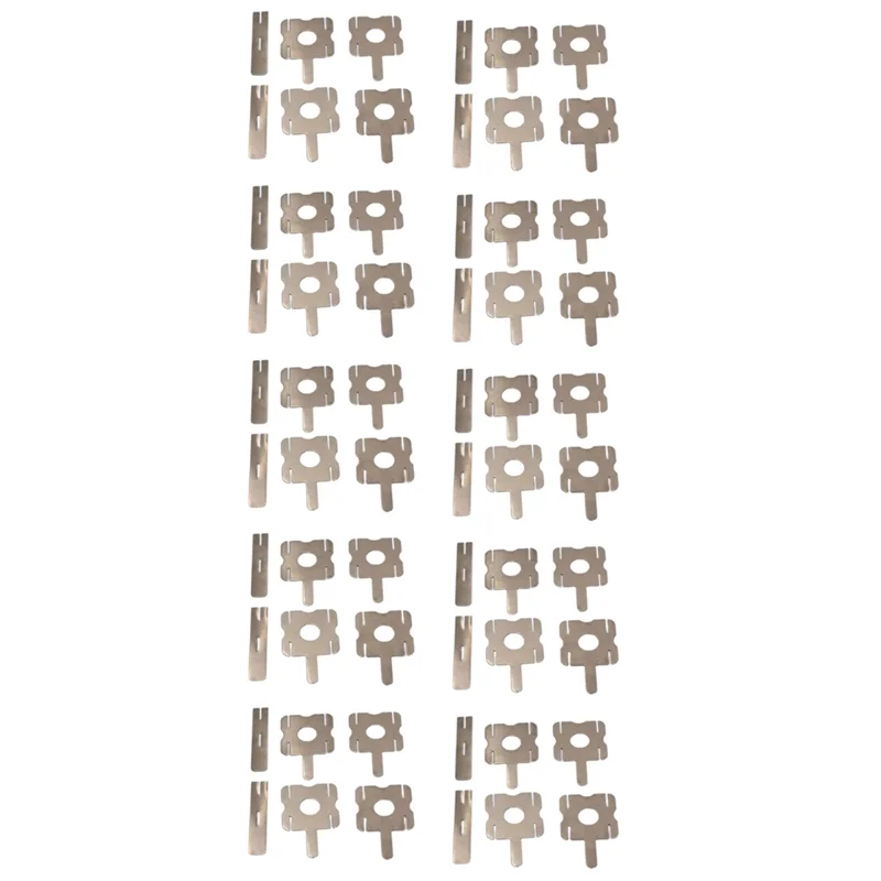 

A64Z 10 компл. никелевые пластины для точечной сварки, аккумуляторное покрытие, никелевый лист для Makitas, никелированный стальной ремешок, полоски, листы батареи