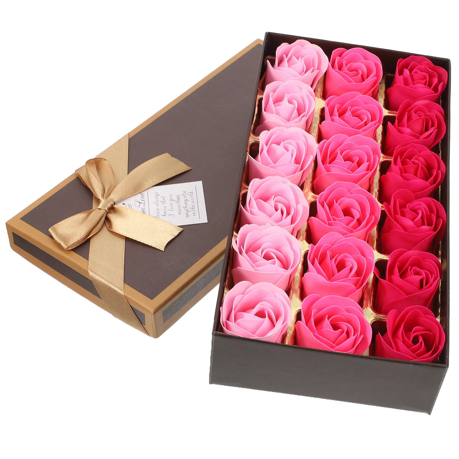 

Floral Scented Soap Rose Flower Box Imitation Soap Flower Decoration Lasting Fragrance Wedding Party Gift Ideal for Home Living