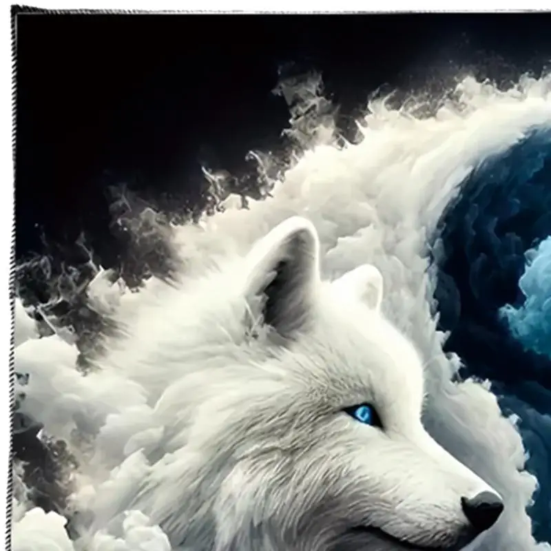 652F التنين/الذئب نمط التارو بطاقة مفرش المائدة مذابح القماش مذابح القماش العرافات مفارش طاولة مفرش طاولة نسيج سهلة الاستخدام #5