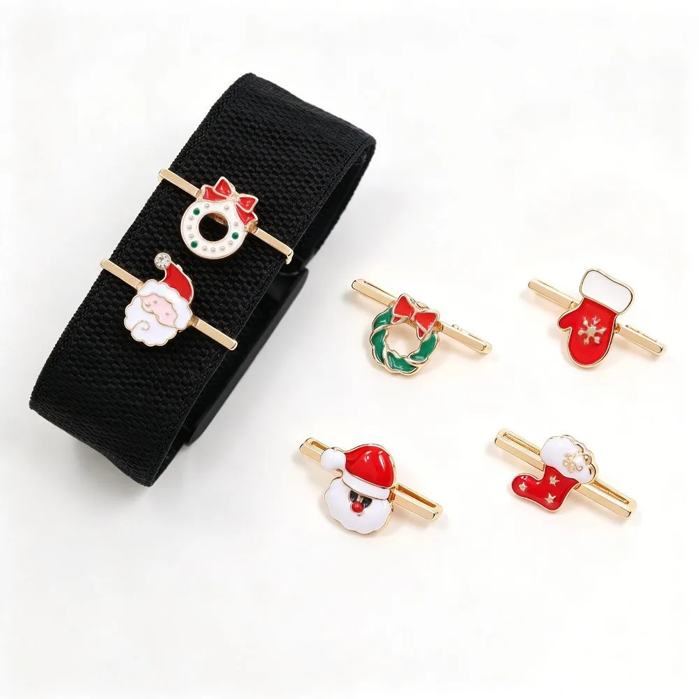 Christmas Theme Watch Strap Decorative Clasp Small Metal Watch Band Accessories Cartoon DIY Jewelry for Whoop 5.0/5.0 MG/4.0