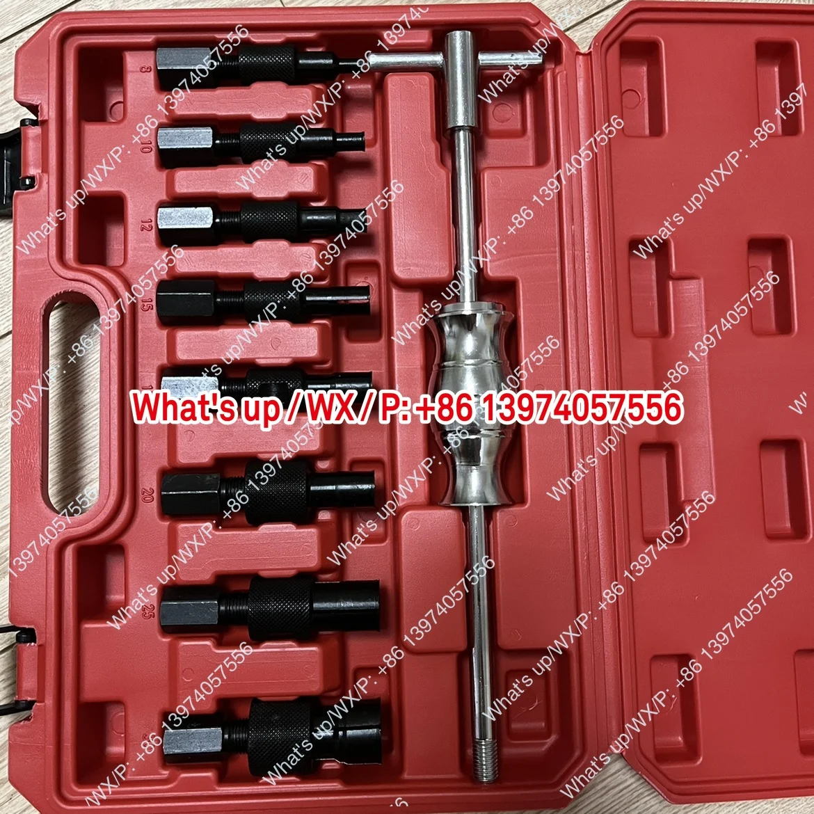 Three-claw sliding hammer bearing puller drum washing machine bearing disassembly tool inner hole outer hole remover