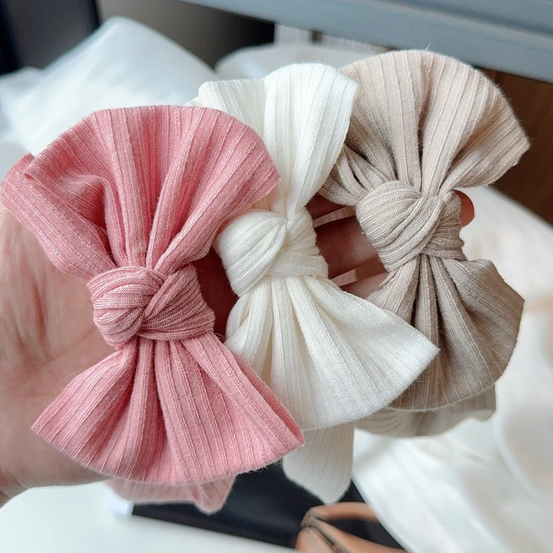 Diadema con lazos para bebé y niña, turbante para recién nacido, accesorio para el cabello, diadema para niños pequeños, accesorios para el cabello,