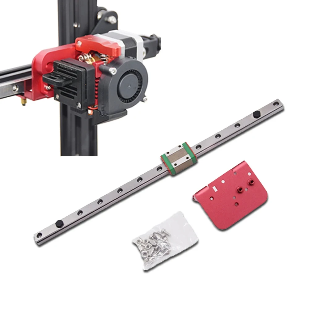 

Upgrade Linear Rail Slide Kit With Backplane Bracket MK8 Direct Drive Extruder Feed Replacement Kit For Ender 3 /Pro CR10S