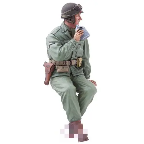 1/16 figura modello in resina GK, soldato americano, kit non assemblato e non verniciato