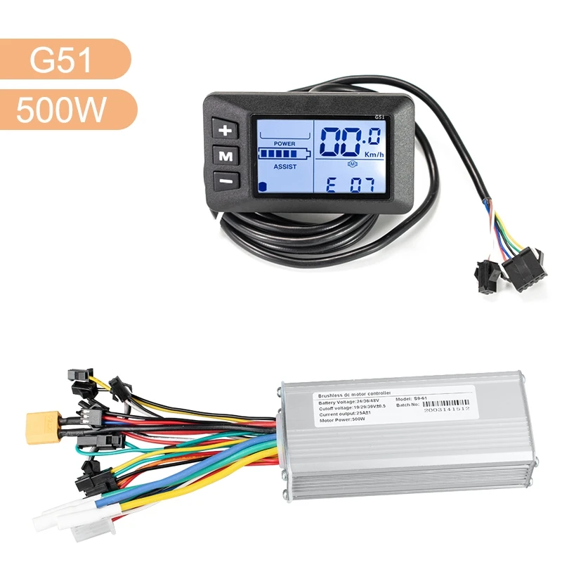 Contrôleur De Cycle Électrique LCD Étanche - Kit Moteur Sans Balais Pour Vélo Électrique 36V 48V 52V