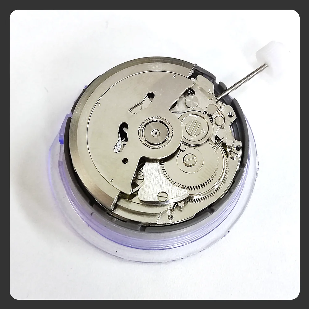 NH35 Movement 6-Point Black Date Movement China NH35 Movement Watch Parts Replacement Accessories Automatic Mechanical Movement