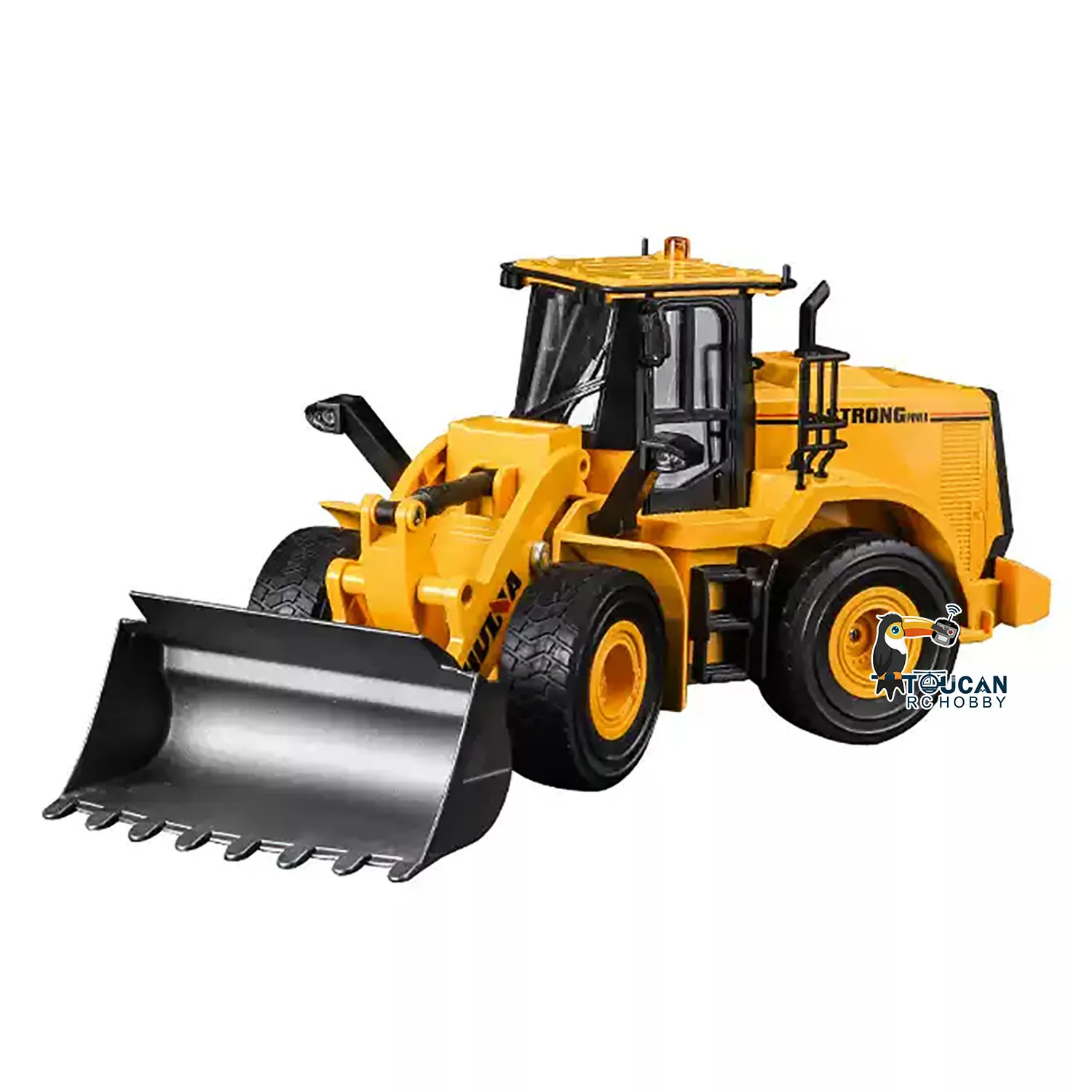 RC Lader 1/16 HUINA 1552 50% Kunststoff 50% Metall RTR Elektrisch Hebendes Ferngesteuertes Baufahrzeug-Modell Geschenke – Detail 1
