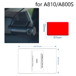 For 70mai Dash Cam A810 A800S 4K Accessory Set Static Sticker Film and Static Stickers Suitable for 70mai A810 Accessory