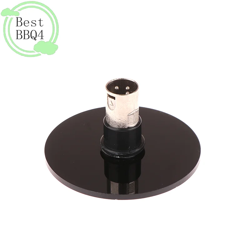 (BBQ4)8CM Black Suction Cup Adapter With 3XLR Love Machine Connector For Telescopic Linear Actuator Attachment Holder