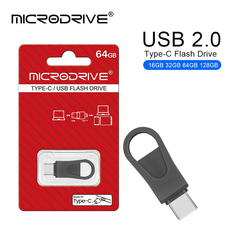 mini USB Flash Drive 16GB 32GB 64GB 128GB 2565GB for TYPE-C PC High Speed USB Flash Drive 128GB USB 2.0 TYPE-C 32GB 64GB
